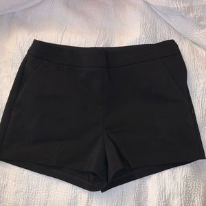 Express black dress shorts